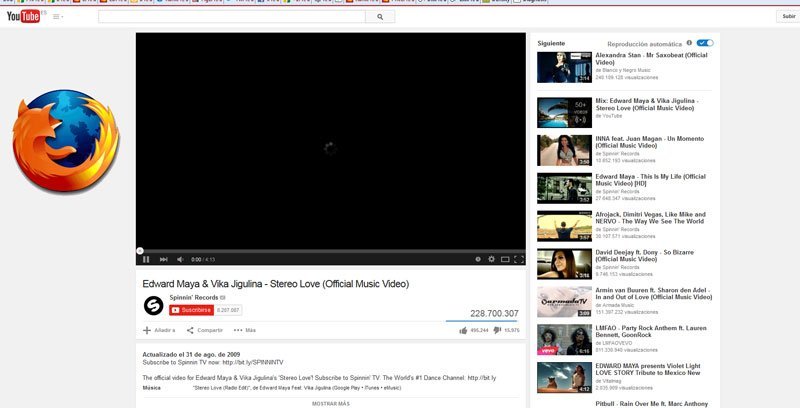 Solución a no se ven los videos en Mozilla Firefox