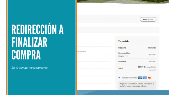 Link a finalizar compra desde una página en Woocommerce
